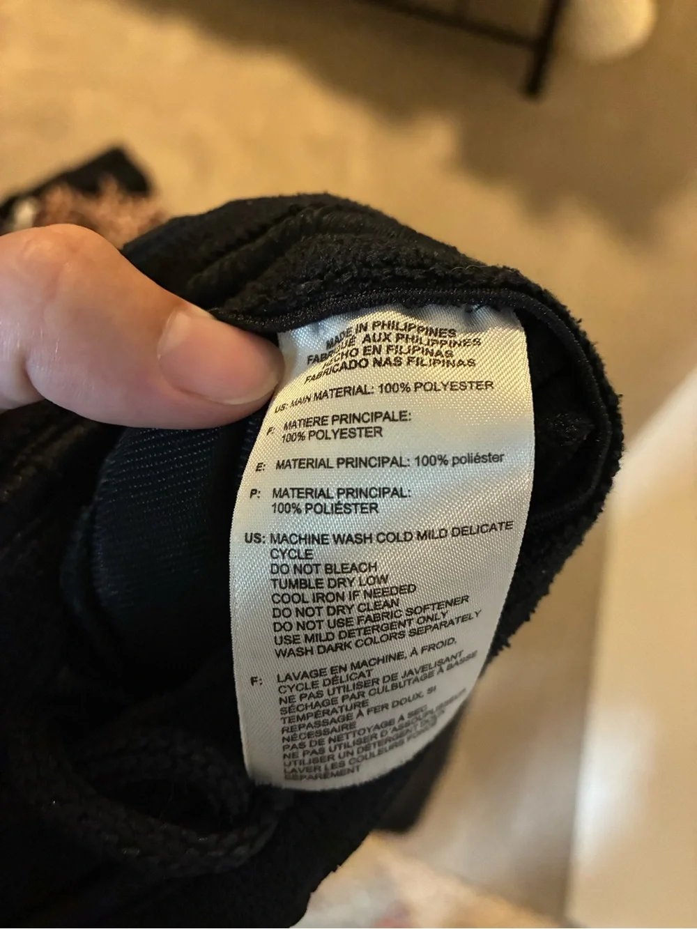 Adidas | Mens Black large sweatpants